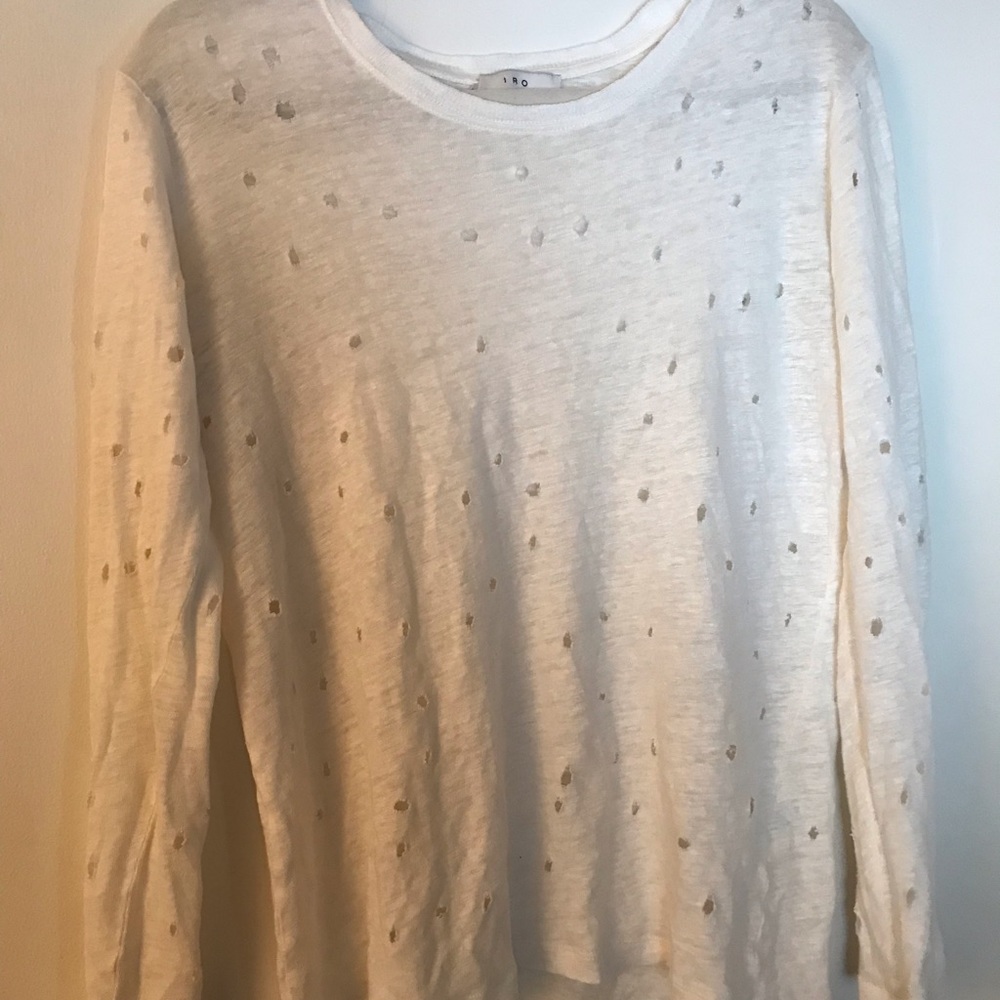 IRO distressed long sleeve